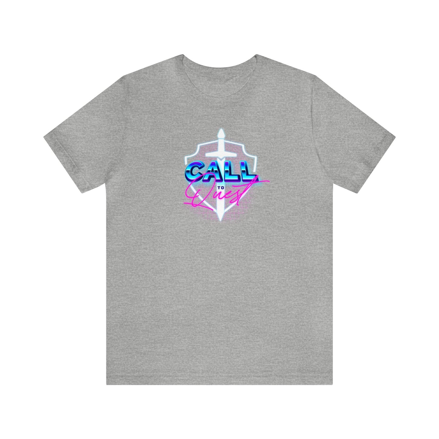 Call to Quest - 80's Logo Design T-Shirt