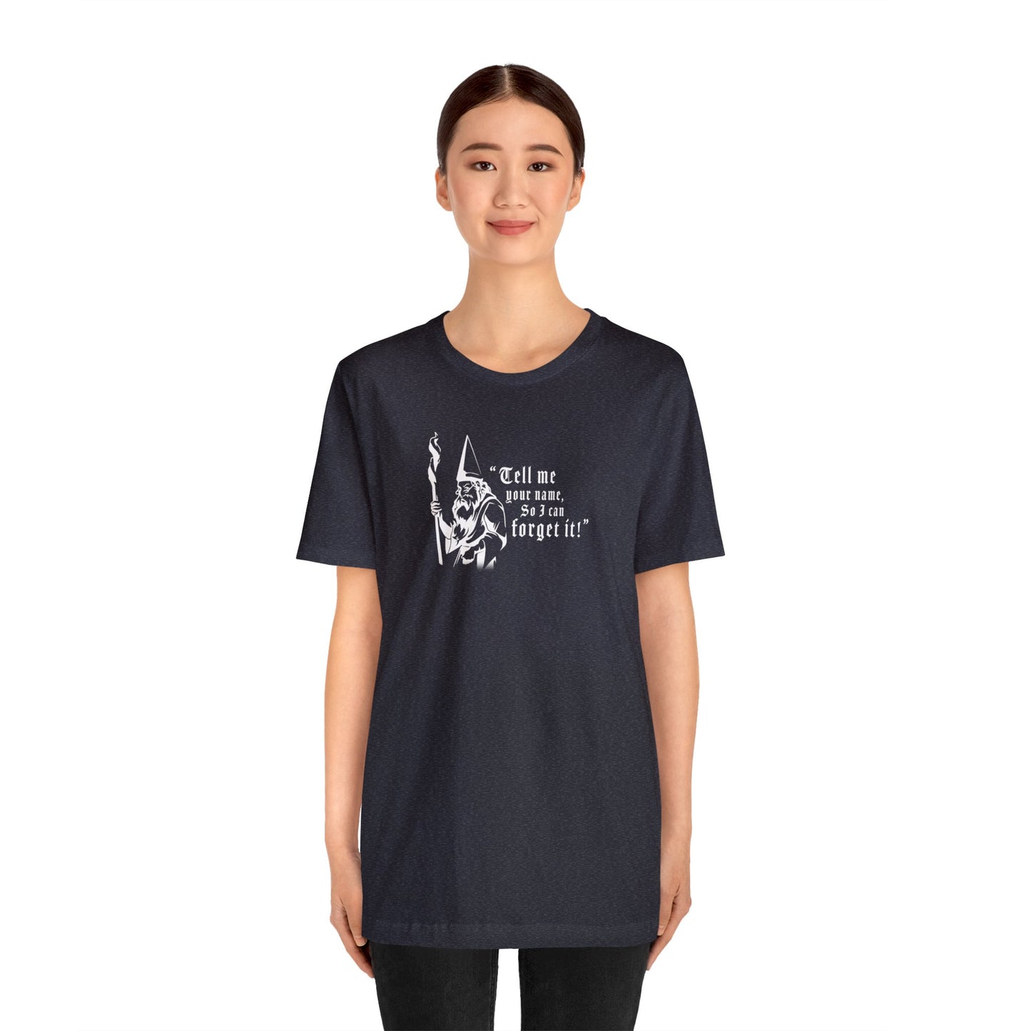 "Tell me your Name" (Oswald Version) - Call To Quest T-Shirt