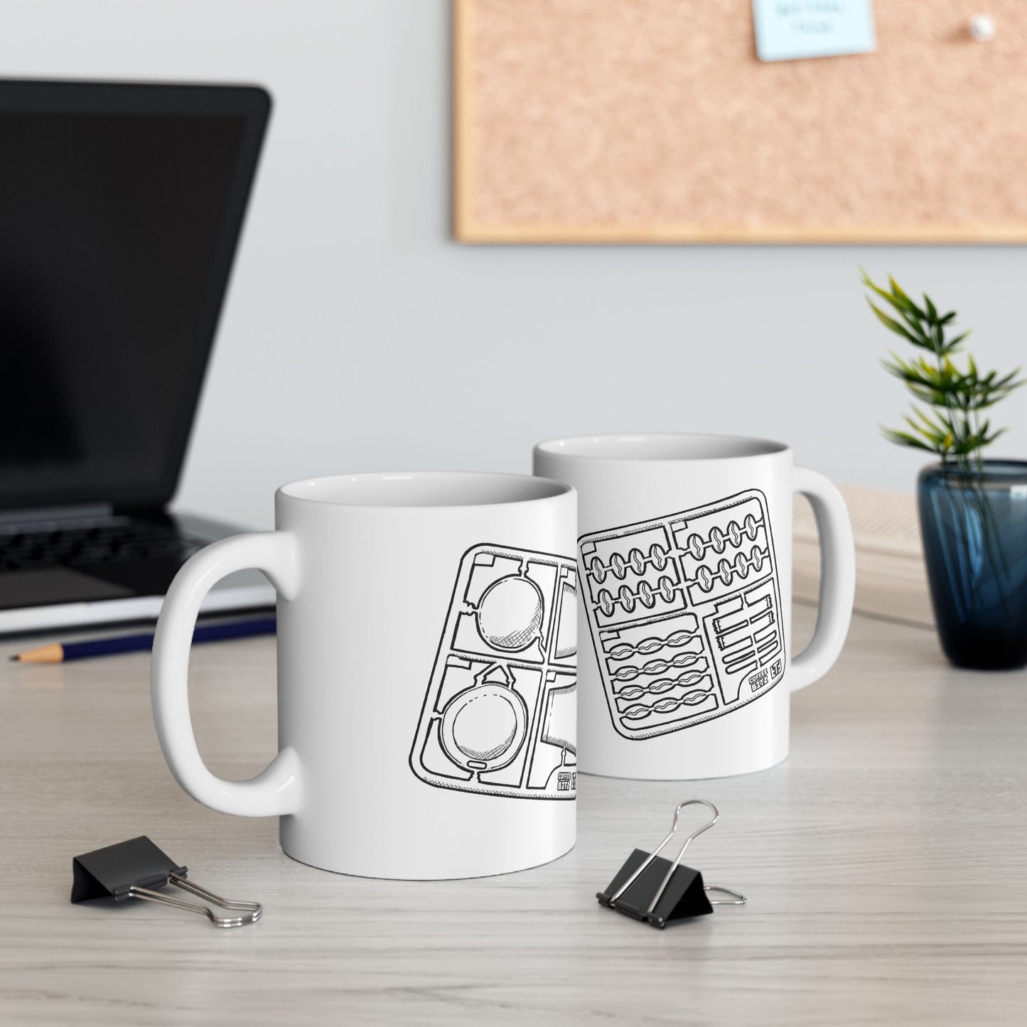 Coffee Bitz White Mug