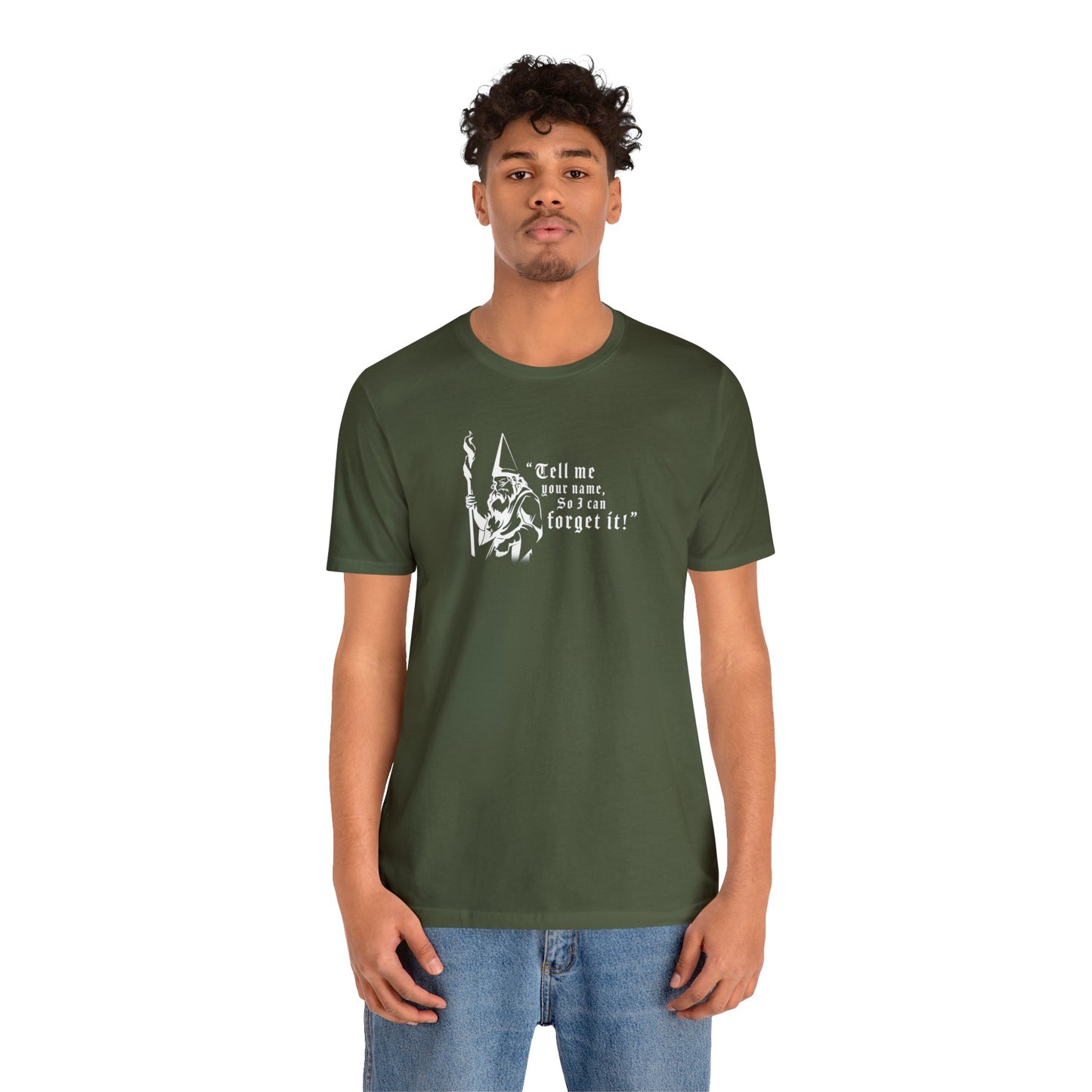 "Tell me your Name" (Oswald Version) - Call To Quest T-Shirt