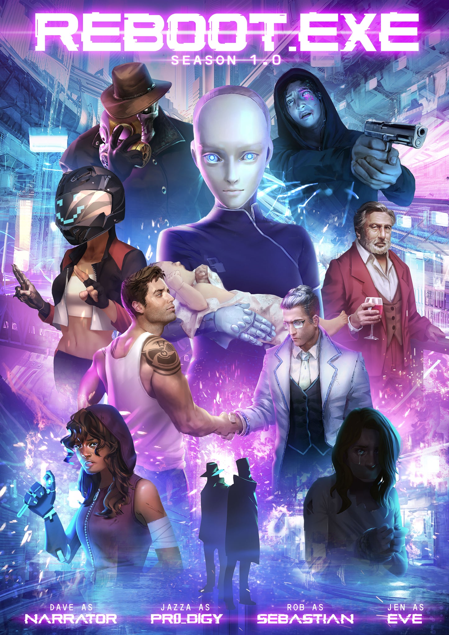 TTTRP SIGNED A4 PRINT: Reboot Season 1 (Signed by cast)