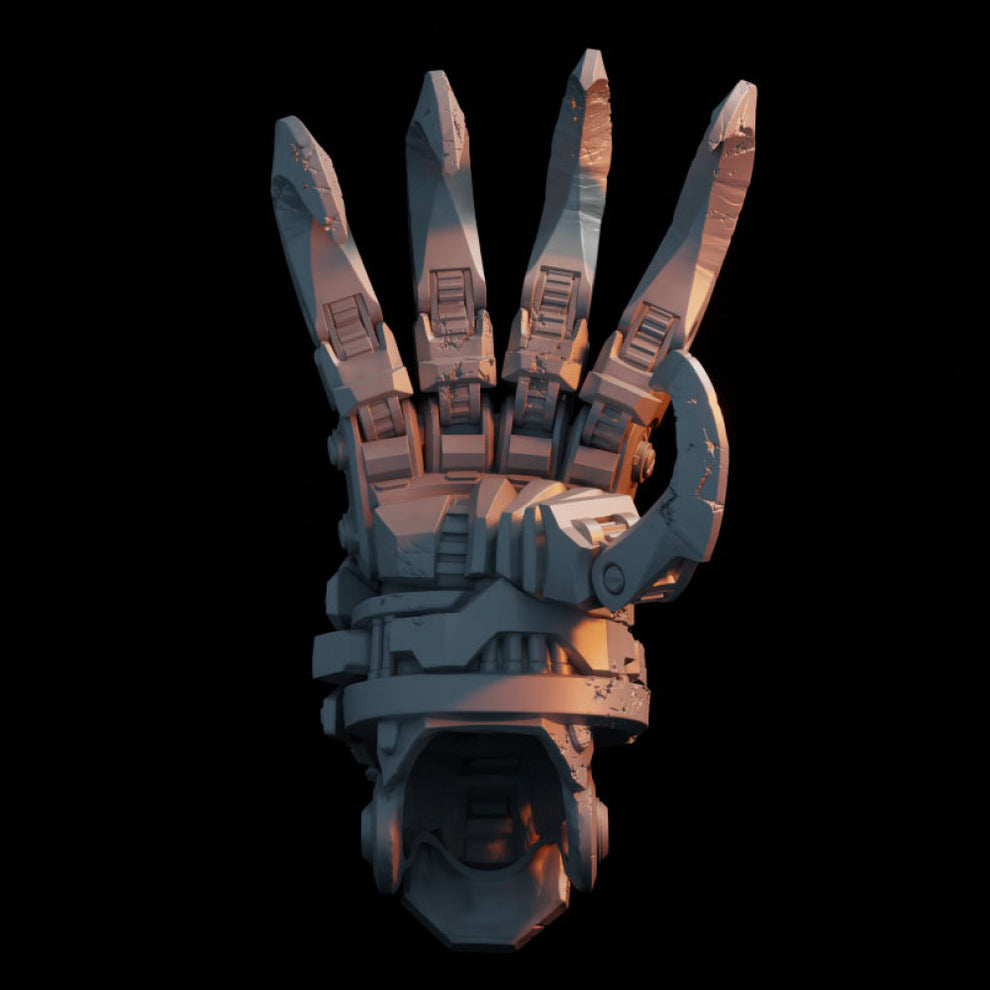 Hollow Detailed Space Bear Claw Its Tabletop Time