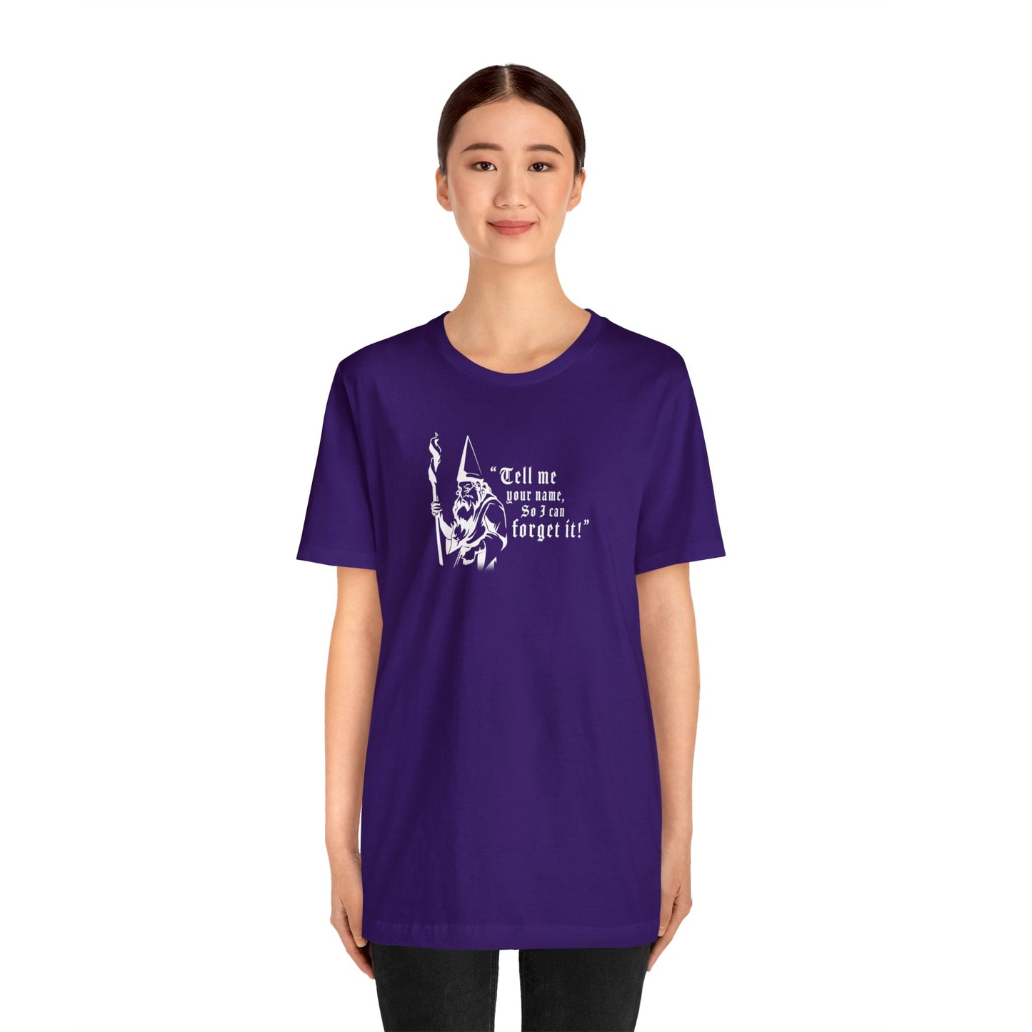 "Tell me your Name" (Oswald Version) - Call To Quest T-Shirt