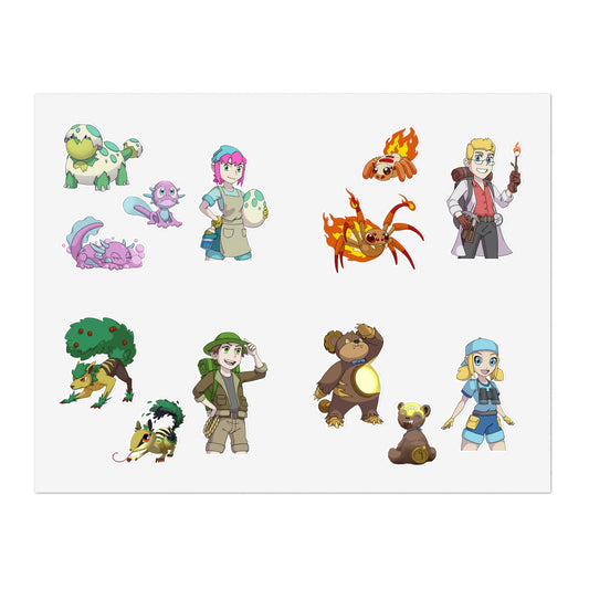 Tabletop Time Roleplay: 'Fake-a-mon' Stickers