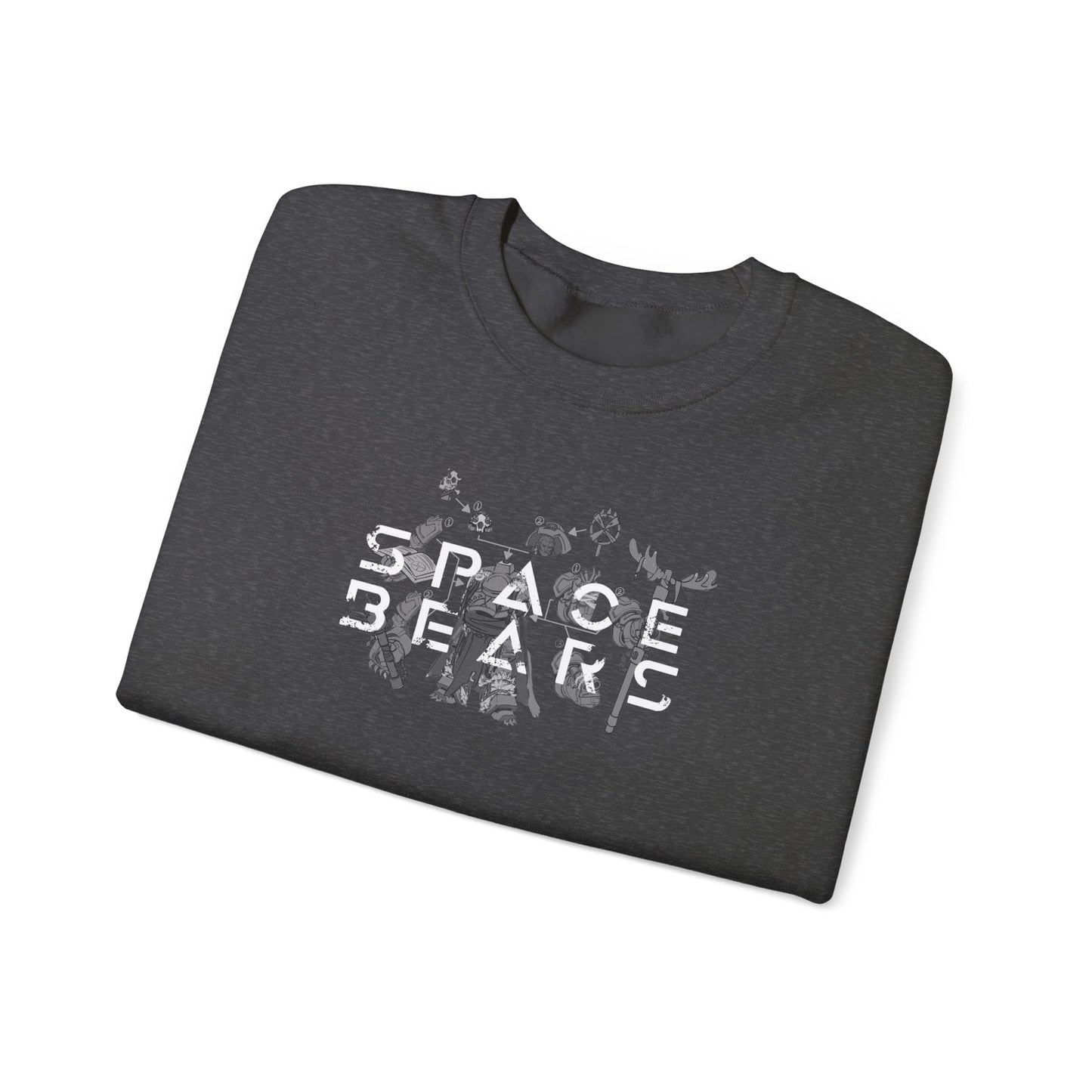 Space Bears Sketch Design Sweatshirt