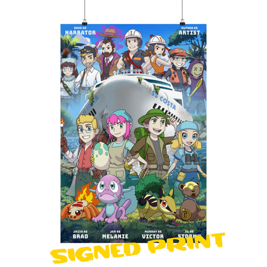 SIGNED A4 PRINT: Crisis Vacation (Signed by cast)