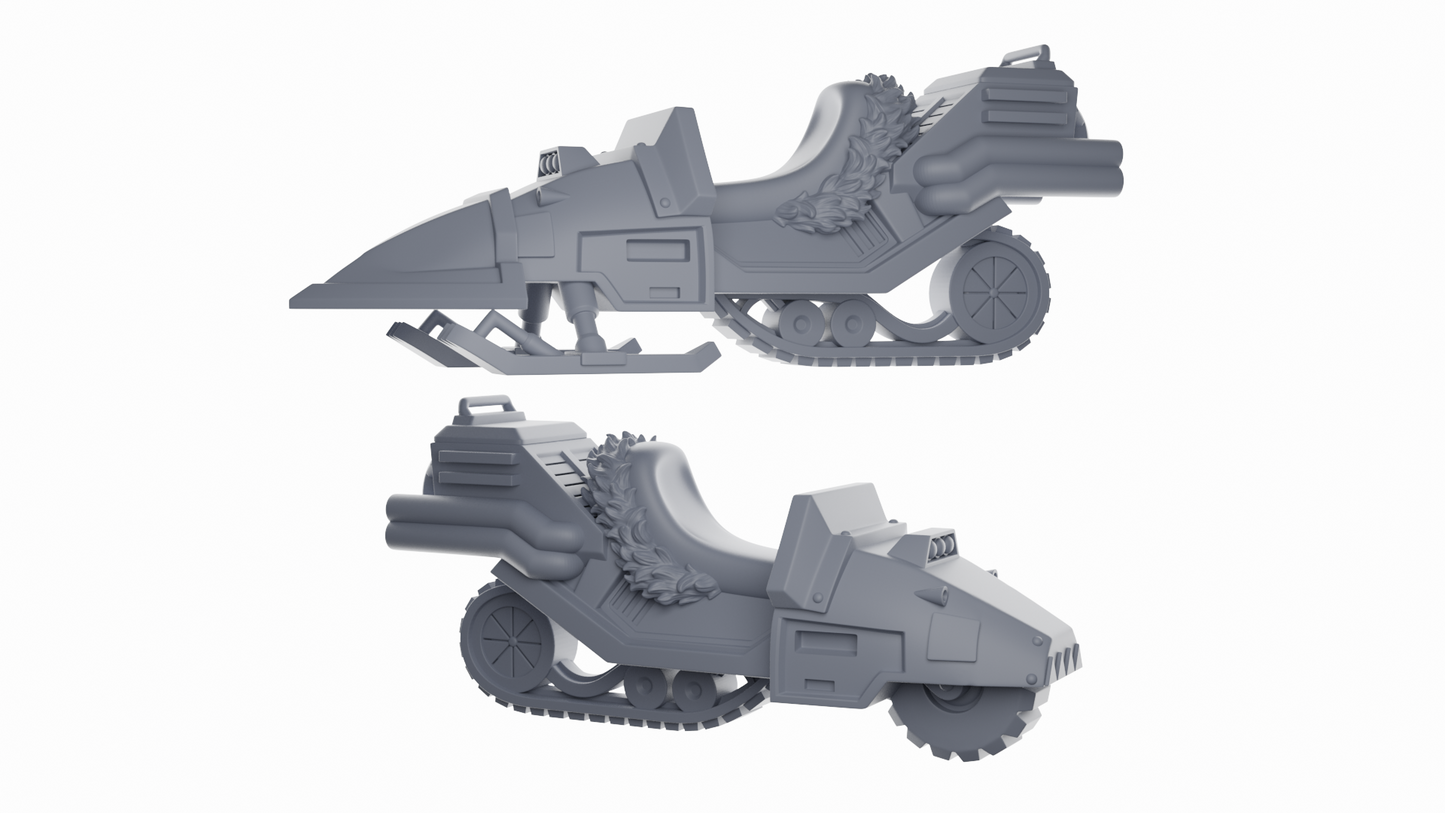 Space Bears Snowmobiles