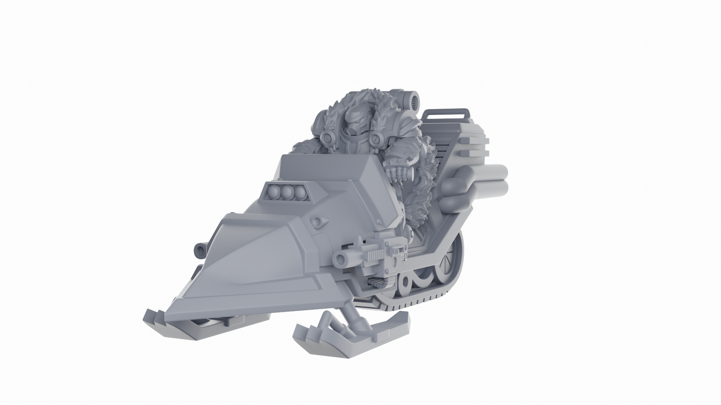 Space Bears Snowmobiles