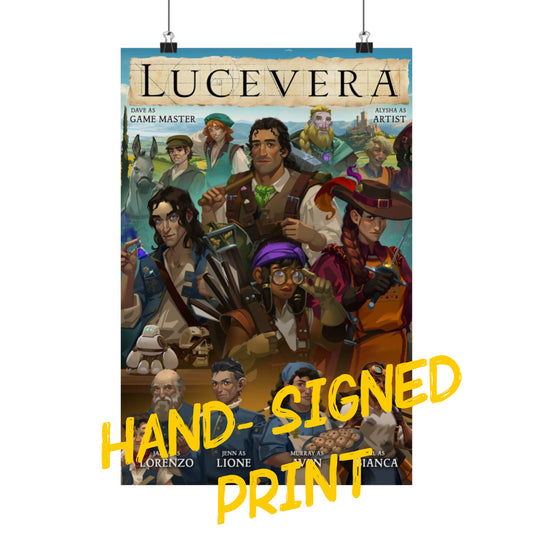 TTTRP SIGNED A4 PRINT: LUCEVERA (Signed by cast)