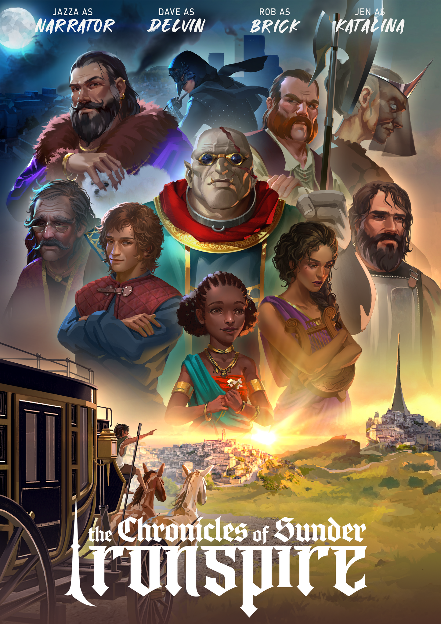 TTTRP SIGNED A4 PRINT: Ironspire Season 1 (Signed by cast)